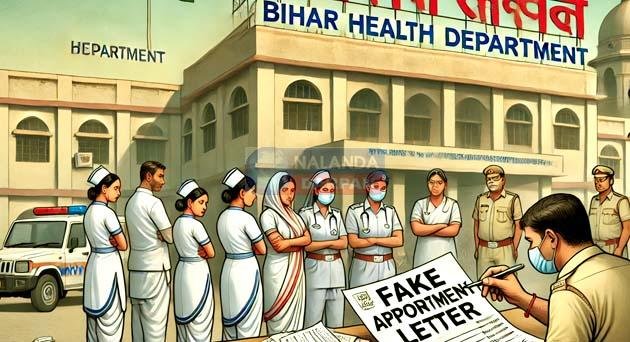 फर्जी नियुक्तिपत्र पर 4 साल से नौकरी कर रहे 12 ए-ग्रेड नर्सों पर FIR 1 FIR against 12 A-grade nurses who were working on fake appointment letters for 4 years