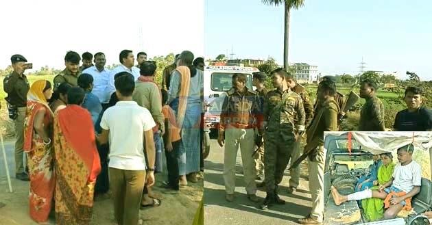 जमीन विवादः JCB से 6 एकड़ फसल किया नष्ट, 100 राउंड फायरिंग, 2 जख्मी