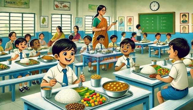 मध्यान्ह भोजन योजना: 15 फरवरी से सरकारी स्कूलों के बच्चों की होगी बल्ले-बल्ले 1 Mid Day Meal Scheme: From 15th February, children of government schools will have a great time