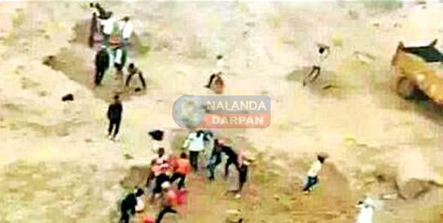 जिराइन नदी में अवैध बालू खनन का वीडियो वायरल से हड़कंप