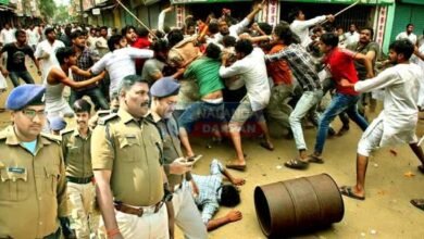 Violent clash between two political groups in Bihar Sharif, one worker shot in the head