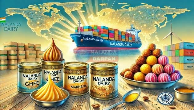 घी, मखाना और गुलाब जामुनः अमेरिका और कनाडा तक लहराया नालंदा डेयरी का परचम 1 Ghee, Makhana and Gulab Jamun: Nalanda Dairy's flag flies high in America and Canada