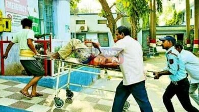 In Nursarai, a criminal who was running away after shooting an old man, confronted a shopkeeper, who also became a victim