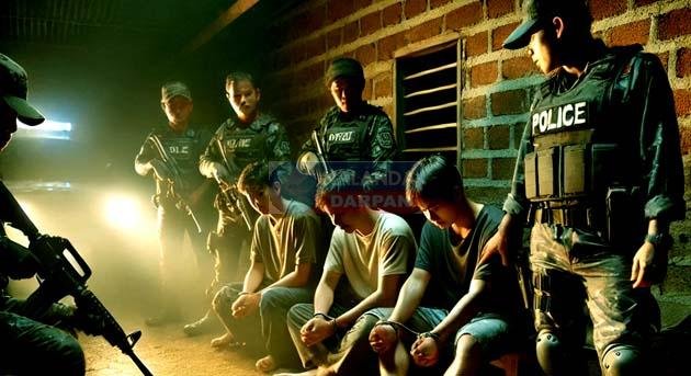 नगरनौसा पुलिस की बड़ी छापामारी: बब्लू मुखिया के घर से डकैती की योजना बनाते हुए 10 बदमाश गिरफ्तार 1 Nagarnausa police conducts major raid: 10 miscreants arrested while planning robbery at Bablu Mukhiya's house