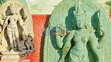 Rare Maa Lakshmi appeared during the digging of the pond in front of Nava Nalanda Mahavihara