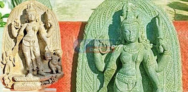 नव नालंदा महाविहार के सामने तालाब खुदाई के दौरान प्रकट हुई दुर्लभ मां लक्ष्मी 1 Rare Maa Lakshmi appeared during the digging of the pond in front of Nava Nalanda Mahavihara