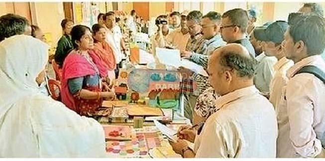 निपुण टीएलएम प्रदर्शनी मेले में शिक्षिकाओं ने मारी बाजी 6 Teachers excelled in Nipun TLM Exhibition Fair