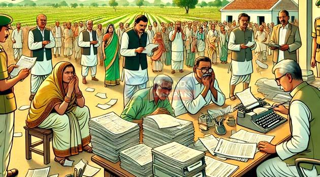 बिना दाखिल-खारिज जमाबंदी कायम करने के खेल को लेकर विभाग हुआ सख्त 1 The department has become strict regarding the game of establishing jamabandi without mutation