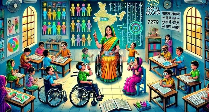दिव्यांग बच्चों के लिए जल्द होगी 7279 विशेष शिक्षकों की भर्ती, जानें डिटेल 7279 special teachers will soon be recruited for Divyang children, know the details