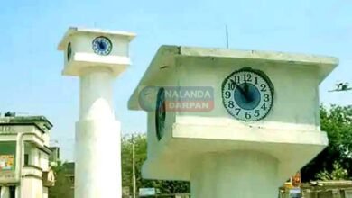 Biharsharif Smart City: The needle of the tower watch worth Rs 40 lakhs got stuck in just 24 hours!