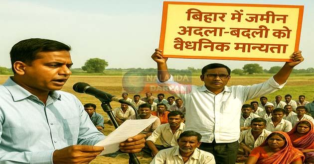 बिहार में जमीन अदला-बदली को मिली वैधानिक मान्यता, रैयतों को मिलेगी राहत