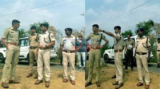 महिला संग लूटपाट और दुष्कर्मः एसपी ने घटनास्थल का लिया जायजा 1 Looting and rape of a woman: SP inspected the scene of the incident