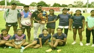 Nalanda women rugby team won silver in the 11th Junior Rugby Championship