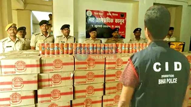 Silav police caught 2100 liters of canned beer, smuggler absconded