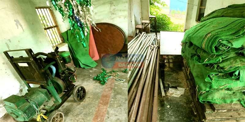 Complaint to Hilsa SDO - Tent house occupies government building