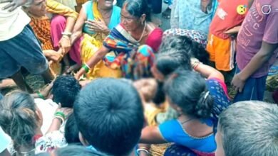 A young man died due to electric shock near Panhar Railway Bridge road blocked