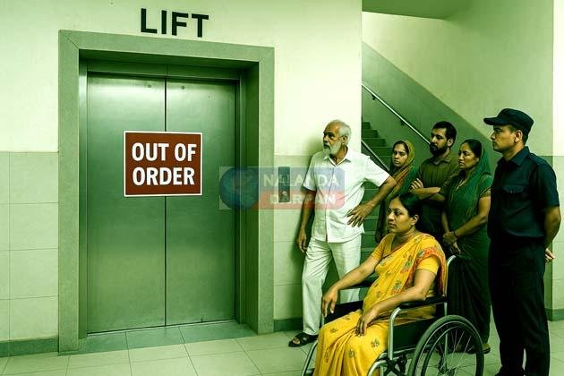 Biharsharif Model Hospital: Lift worth Rs 22 lakhs did not last even 22 days!