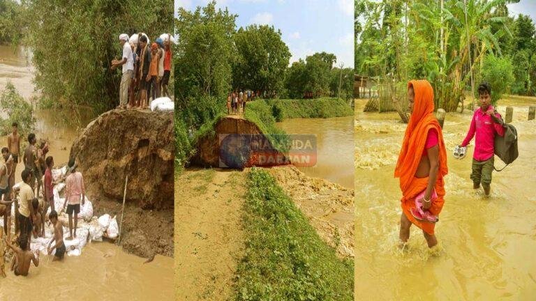 Farmers are worried due to the fluctuation in water level in Lokayan river
