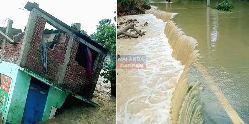 हिलसा में फिर बाढ़ः दर्जनों गांवों में सड़कें क्षतिग्रस्त, फसलें नष्ट, लोग तबाह हिलसा में फिर बाढ़ः दर्जनों गांवों में सड़कें क्षतिग्रस्त, फसलें नष्ट, लोग तबाह