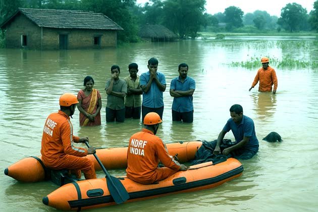 Flood tragedy in Jharkhand 3 died due to drowning in waterlogging