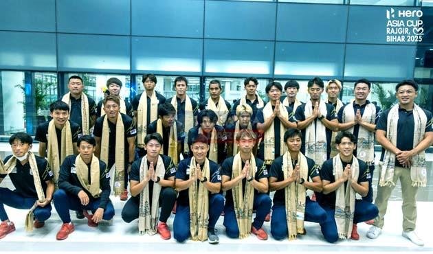 हीरो एशिया कप राजगीर: जापान हॉकी टीम का बिहार में भव्य आगमन 1 Hero Asia Cup Rajgir Japan Hockey Teams grand arrival in Bihar