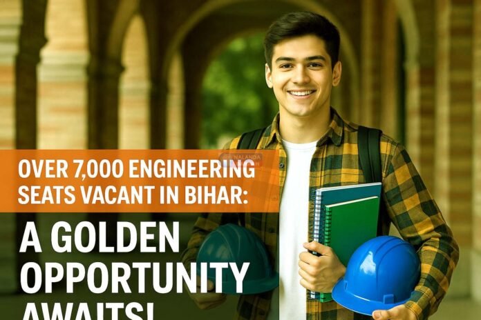 बिहार के सरकारी इंजीनियरिंग कॉलेजों में 7 हजार से अधिक सीटें खाली! More than 7 thousand seats are vacant in government engineering colleges of Bihar!