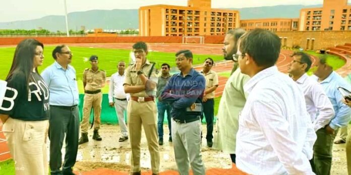 नालंदा DM और SP ने राजगीर स्पोर्ट्स क्लब का निरीक्षण किया Nalanda DM and SP inspected Rajgir Sports Club