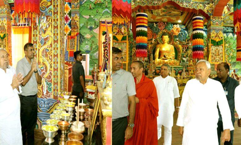 Nitish Kumar offered prayers at Rajgir Bhutanese temple, said...