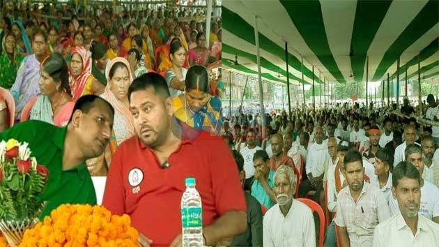 बिहार अधिकार यात्रा: तेजस्वी यादव ने इस्लामपुर में भरी हुंकार