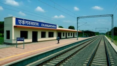 अब रेलवे स्टेशन में तब्दील हुआ एकंगरसराय फ्लैग स्टेशन 10 Ekangarsarai flag station has now been converted into a railway station
