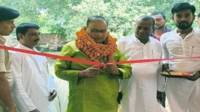 सांसद ने रामपुर में सामुदायिक चौपाल का किया उद्घाटन 4 MP inaugurated community chaupal in Rampur