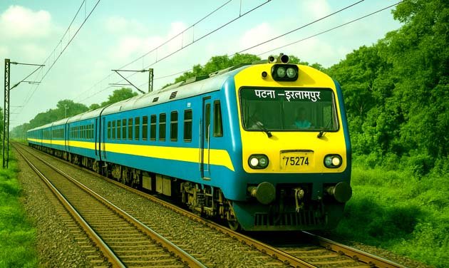 नई ट्रेन सेवा: पटना से इस्लामपुर तक का सफर होगा आसान 1 New train service Travel from Patna to Islampur will be easier