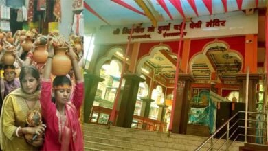 Sharadiya Navratri begins with Kalash installation atmosphere becomes devotional