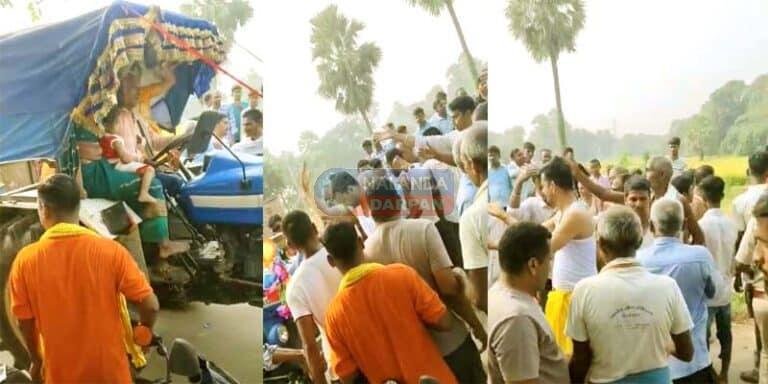 छठ घाट पर चुनावी गाना को लेकर दो गांवों में खूनी झड़प, कई लोग जख्मी