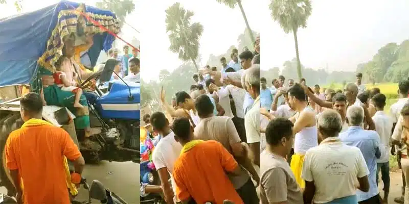 छठ घाट पर चुनावी गाना को लेकर दो गांवों में खूनी झड़प, कई लोग जख्मी 1 Bloody clash between two villages over election song at Chhath Ghat many injured