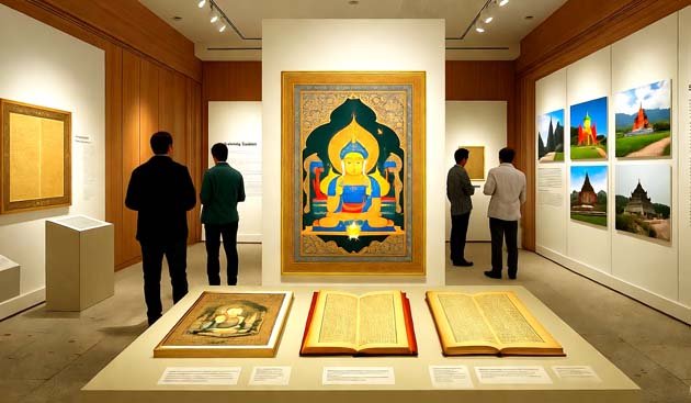 Nava Nalanda Mahavihara organises exhibition of rare manuscripts and Buddhist heritage in Delhi