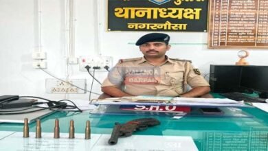 Police raid in Shahpur Balba pistol cartridges and liquor recovered