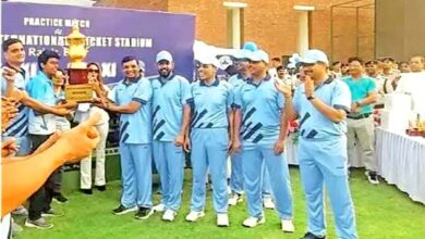 राजगीर इंटरनेशनल क्रिकेट स्टेडियम: CS XI ने DGP XI को 22 रनों से हराया 8 Rajgir International Cricket Stadium CS XI beat DGP XI by 22 runs