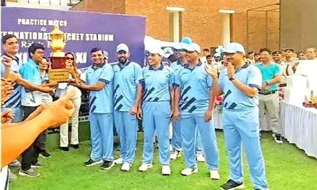 Rajgir International Cricket Stadium CS XI beat DGP XI by 22 runs