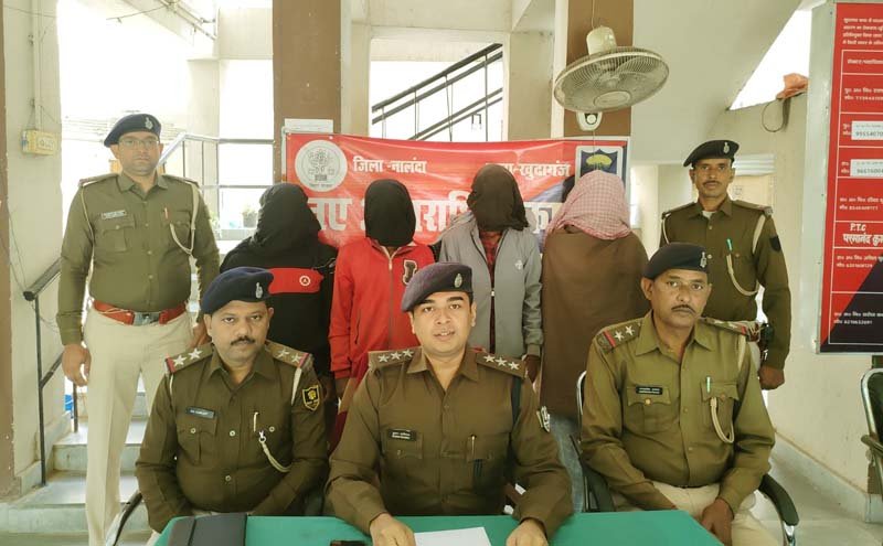 प्रेम प्रसंग में युवक की हत्या मामले में 4 आरोपी धराए, 5वां फरार