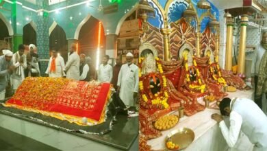 इस्लामपुरः अप्रत्याशित जीत बाद रुहेल रंजन मंदिर-मजार जाकर यूं मत्था टेका 3 Islampur After his unexpected victory Ruhel Ranjan visited the temple and shrine and paid obeisance 1