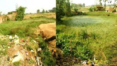 This village has become a hell due to dirty waterlogging the threat of infectious diseases looms