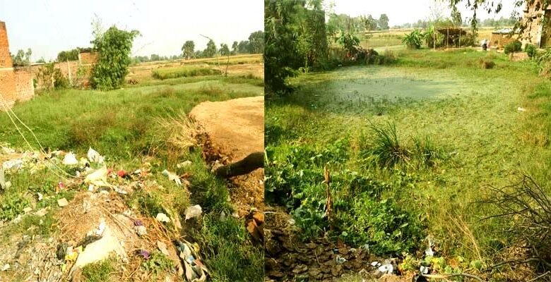 This village has become a hell due to dirty waterlogging the threat of infectious diseases looms