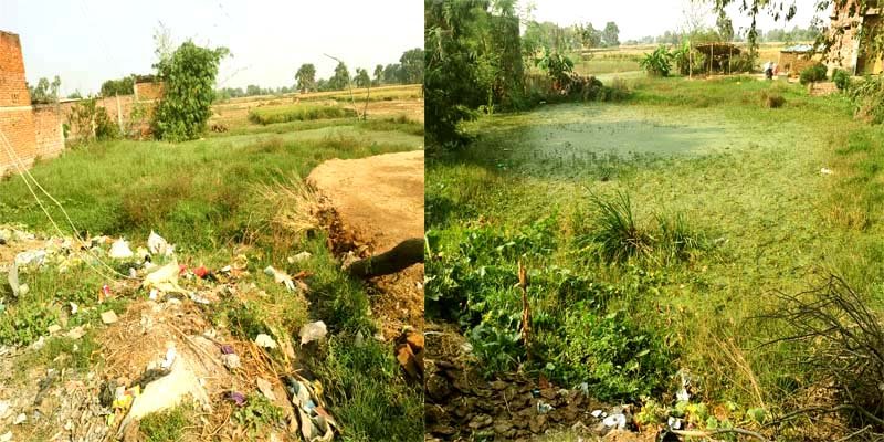 This village has become a hell due to dirty waterlogging the threat of infectious diseases looms