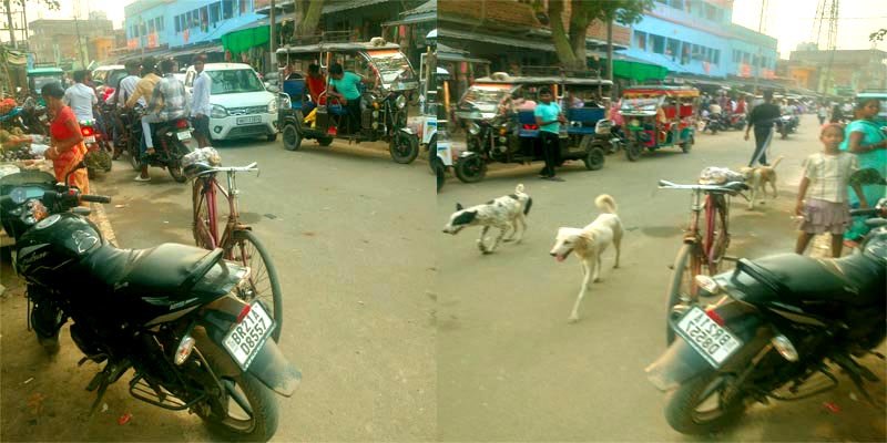 बेन बाजार में जाम की जकड़न, राहगीरों का पैदल चलना तक दुश्वार! 7 Traffic jam in Ben Bazaar making it difficult for pedestrians to even walk
