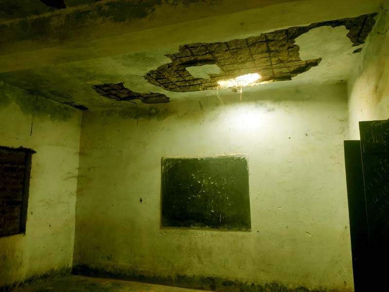 Children future is at risk due to departmental negligence a major accident could happen here 1