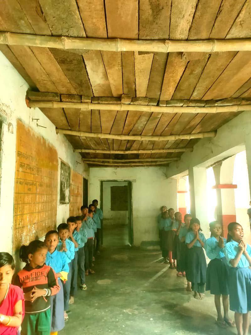 Children future is at risk due to departmental negligence a major accident could happen here 3