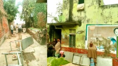 पूर्व मुखिया के घर पर बदमाशों का हमला, ताबड़तोड़ फायरिंग से दहला इलाका 1 Thugs attacked the former village head house and the area was rocked by a barrage of gunfire