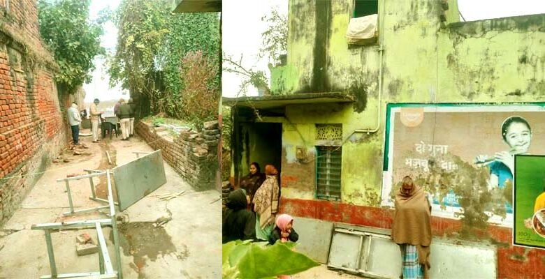 Thugs attacked the former village head house and the area was rocked by a barrage of gunfire