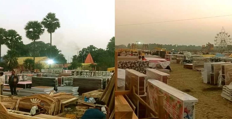 A two day fair is being organized at Islampur Hanuman Garhi on the occasion of Makar Sankranti